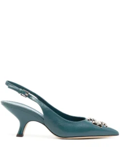 Women Tory Burch Eleanor Leather Pumps