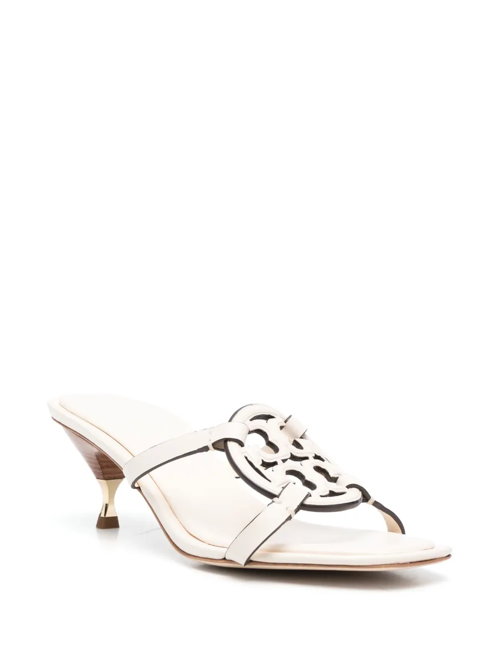 Women Tory Burch 60mm Logo-engraved Leather Mules - Image 2