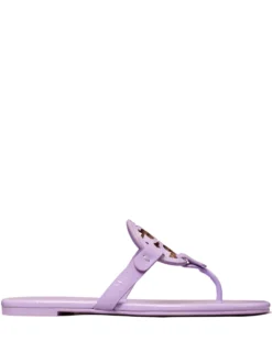 Women Tory Burch Miller Logo-plaque Slip-on Slides