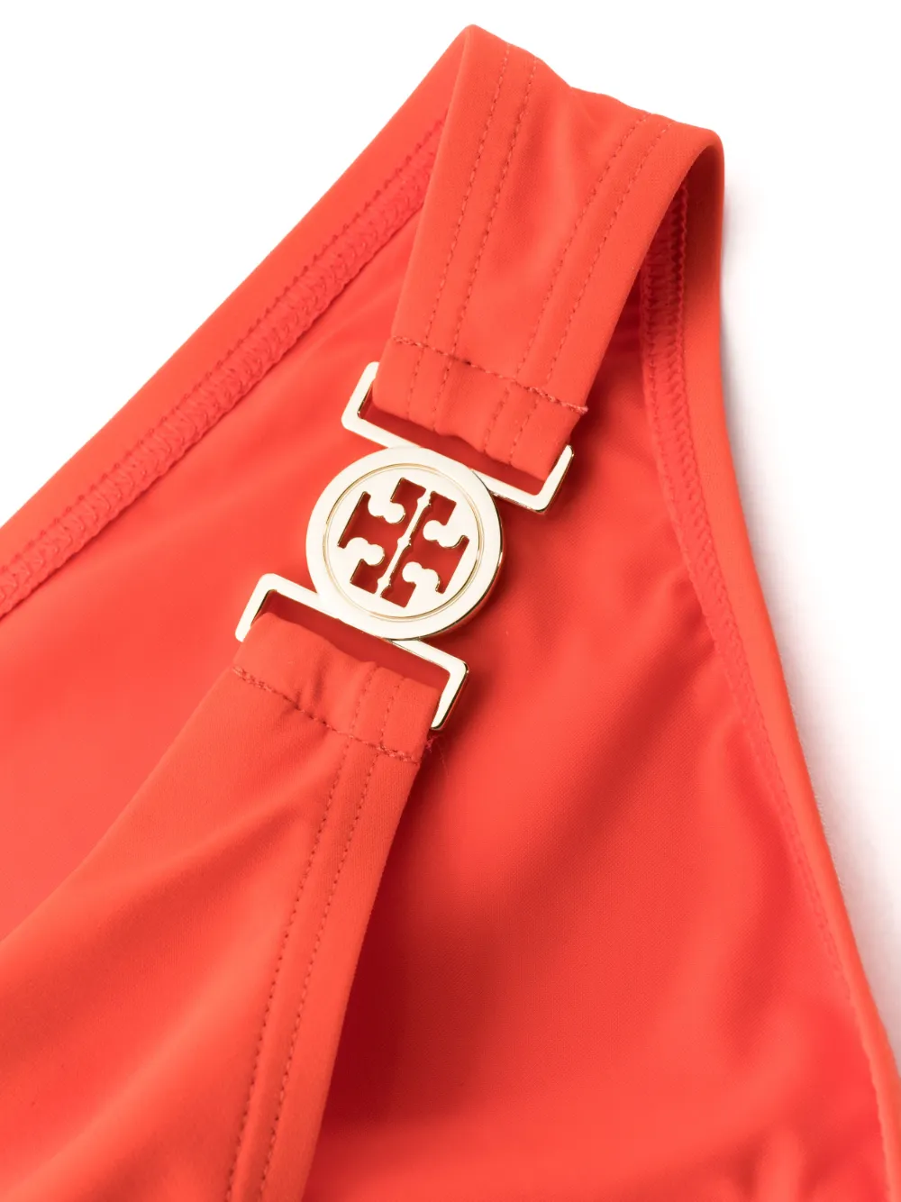 Women Tory Burch Gold-plaque Bikini Bottoms - Image 3