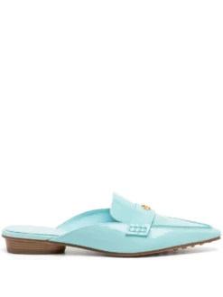Women Tory Burch Pointed-toe Leather Loafers