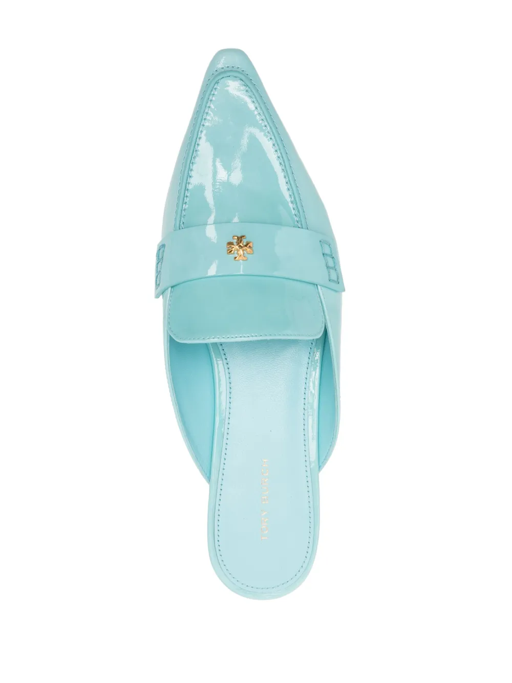 Women Tory Burch Pointed-toe Leather Loafers - Image 4