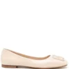 Women Tory Burch Georgia Logo-plaque Ballerina Shoes