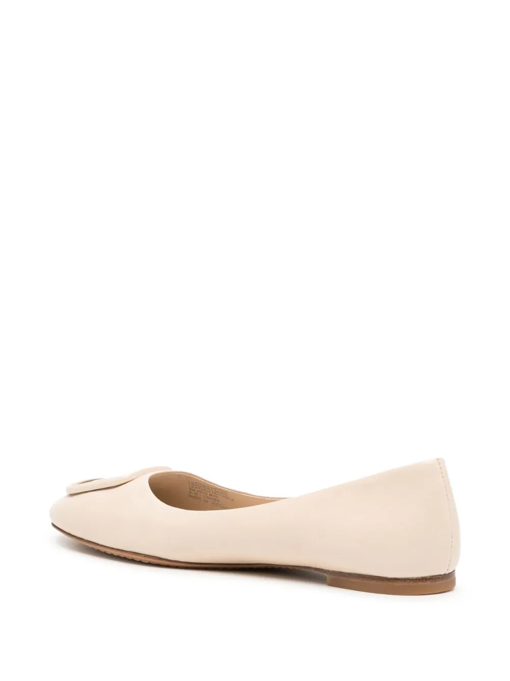 Women Tory Burch Georgia Logo-plaque Ballerina Shoes - Image 3