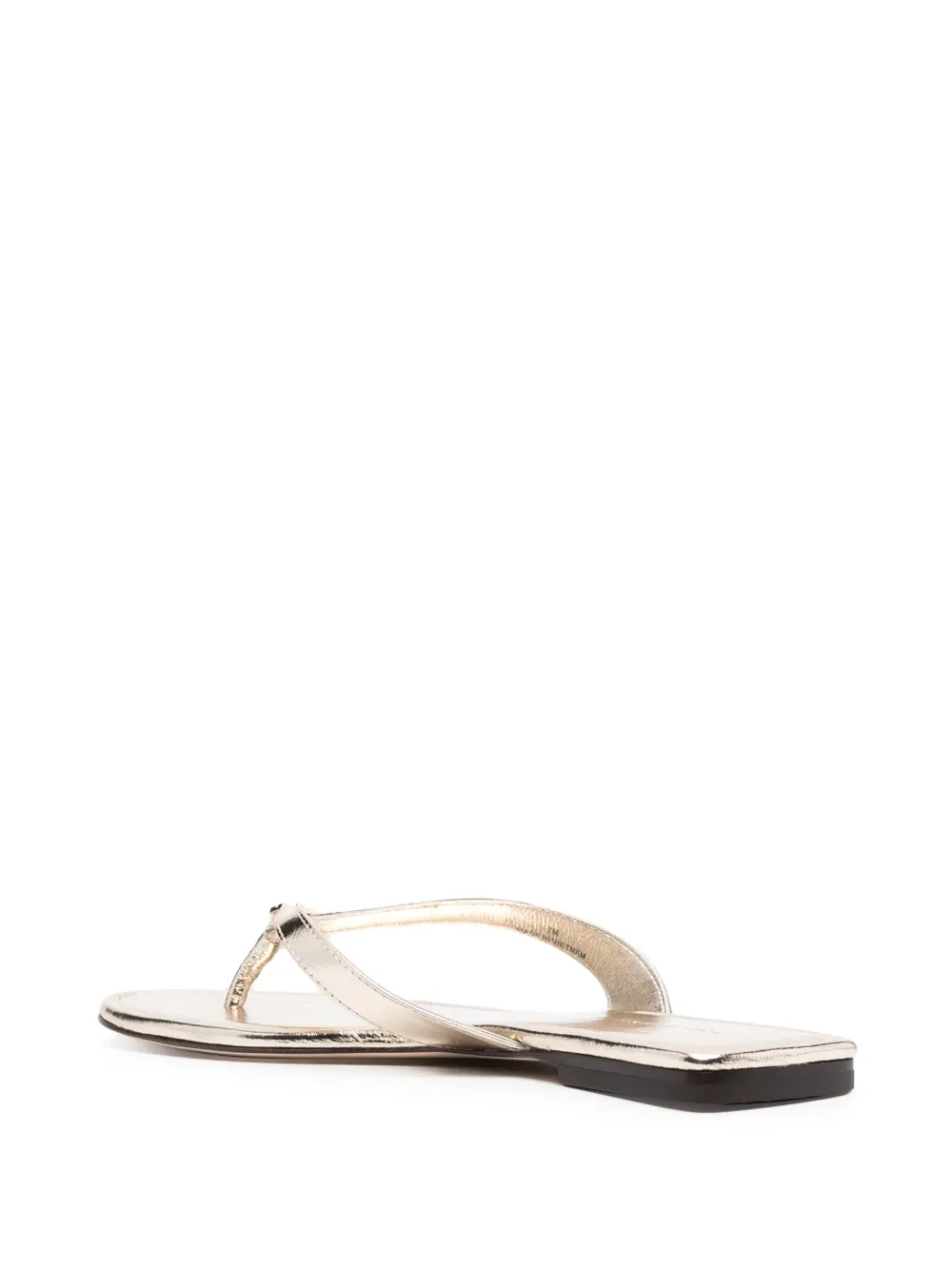 Women Tory Burch Flat Leather Flip-flops - Image 3