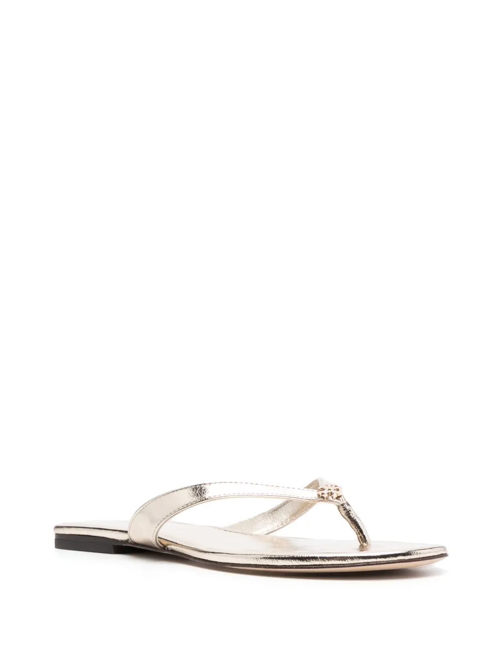 Women Tory Burch Flat Leather Flip-flops - Image 2