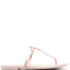 Women Tory Burch Roxane Jelly Logo-plaque Slides