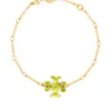 Women Tory Burch Thin Roxanne Logo-charm Bracelet