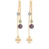 Women Tory Burch Kira Pearl Linear Drop Earrings