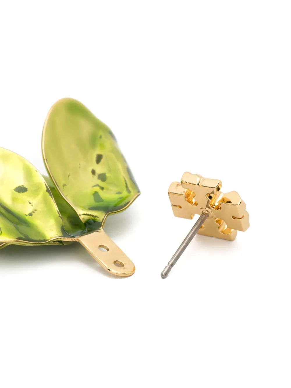 Women Tory Burch Roxanne Petal Front-back Earrings - Image 2