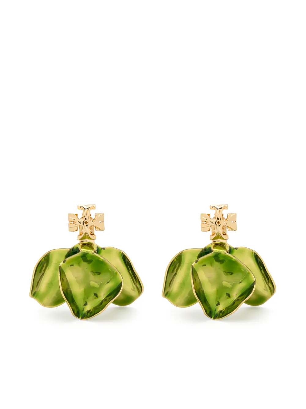 Women Tory Burch Roxanne Petal Front-back Earrings