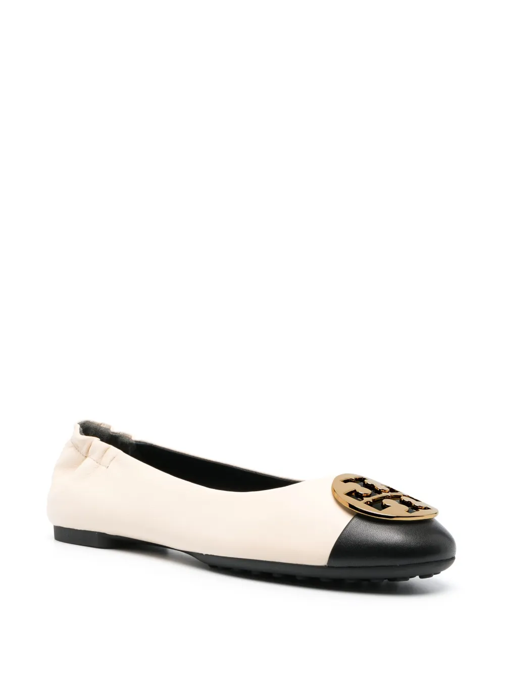Women Tory Burch Claire Leather Ballerina Shoes - Image 2