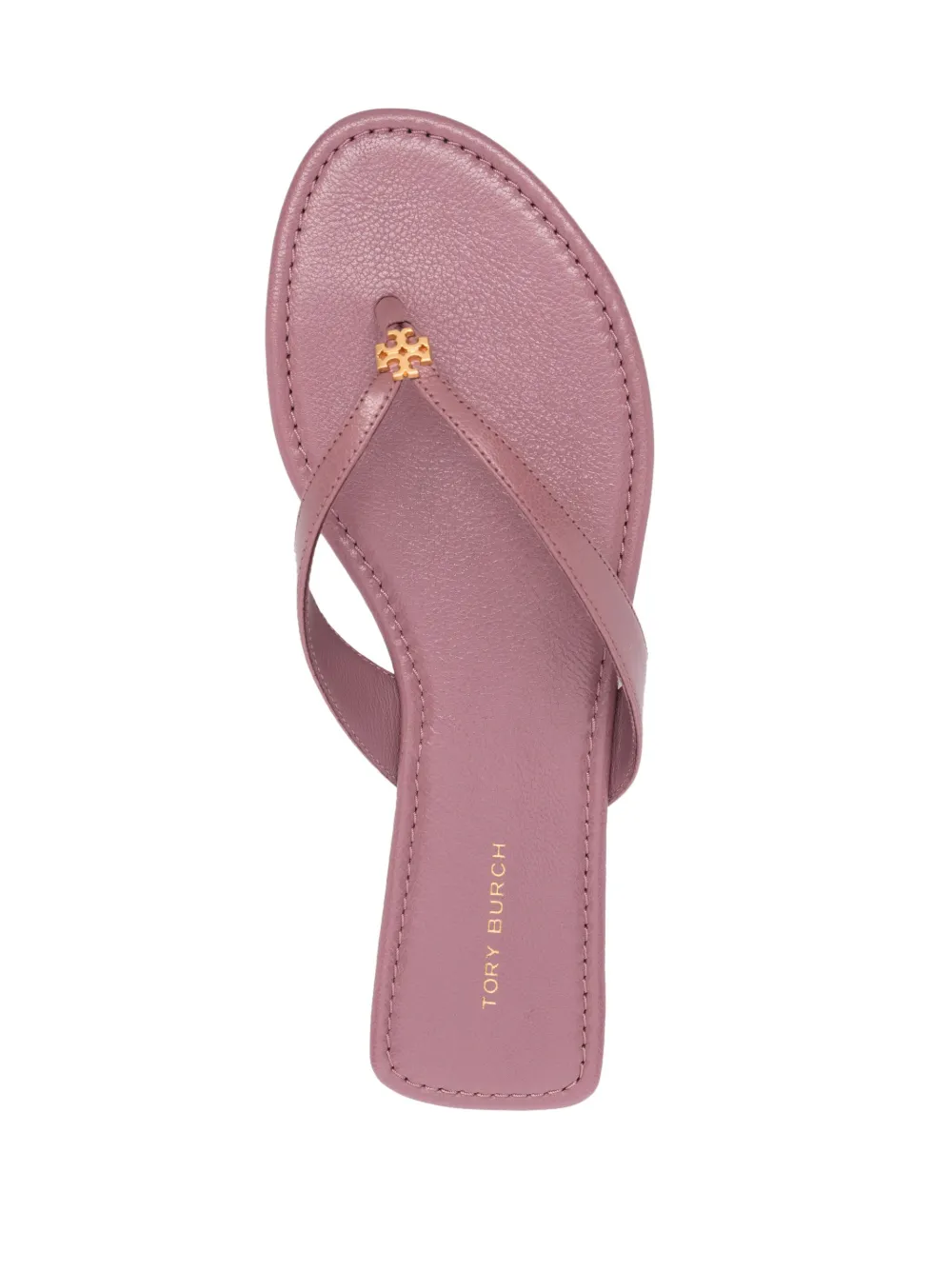 Women Tory Burch Capri Logo-plaque Flip-flops - Image 4