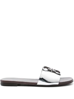 Women Tory Burch Ines Logo-plaque Flat Sandals