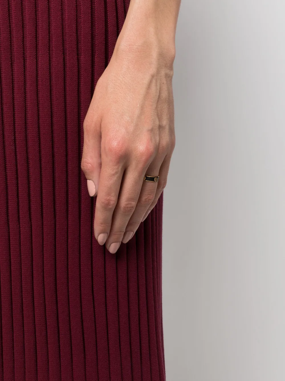 Women Tory Burch Miller Logo-stud Ring - Image 2