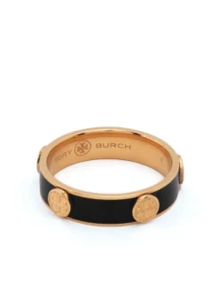Women Tory Burch Miller Logo-stud Ring