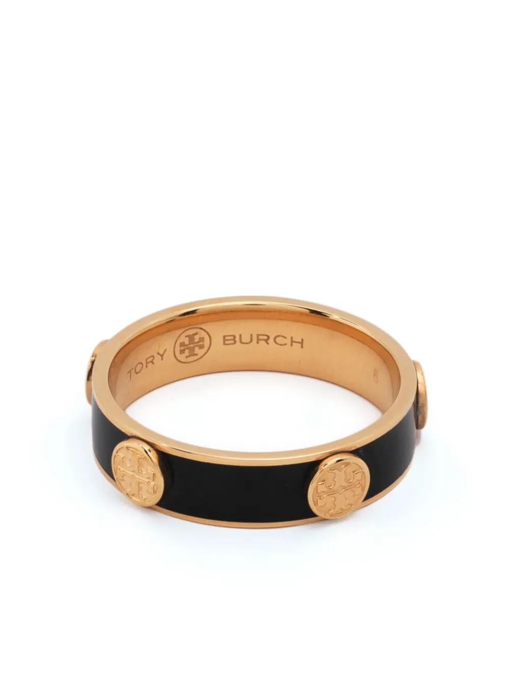 Women Tory Burch Miller Logo-stud Ring