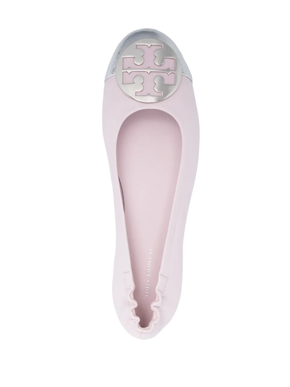 Women Tory Burch Claire Logo-plaque Ballerina Shoes - Image 4