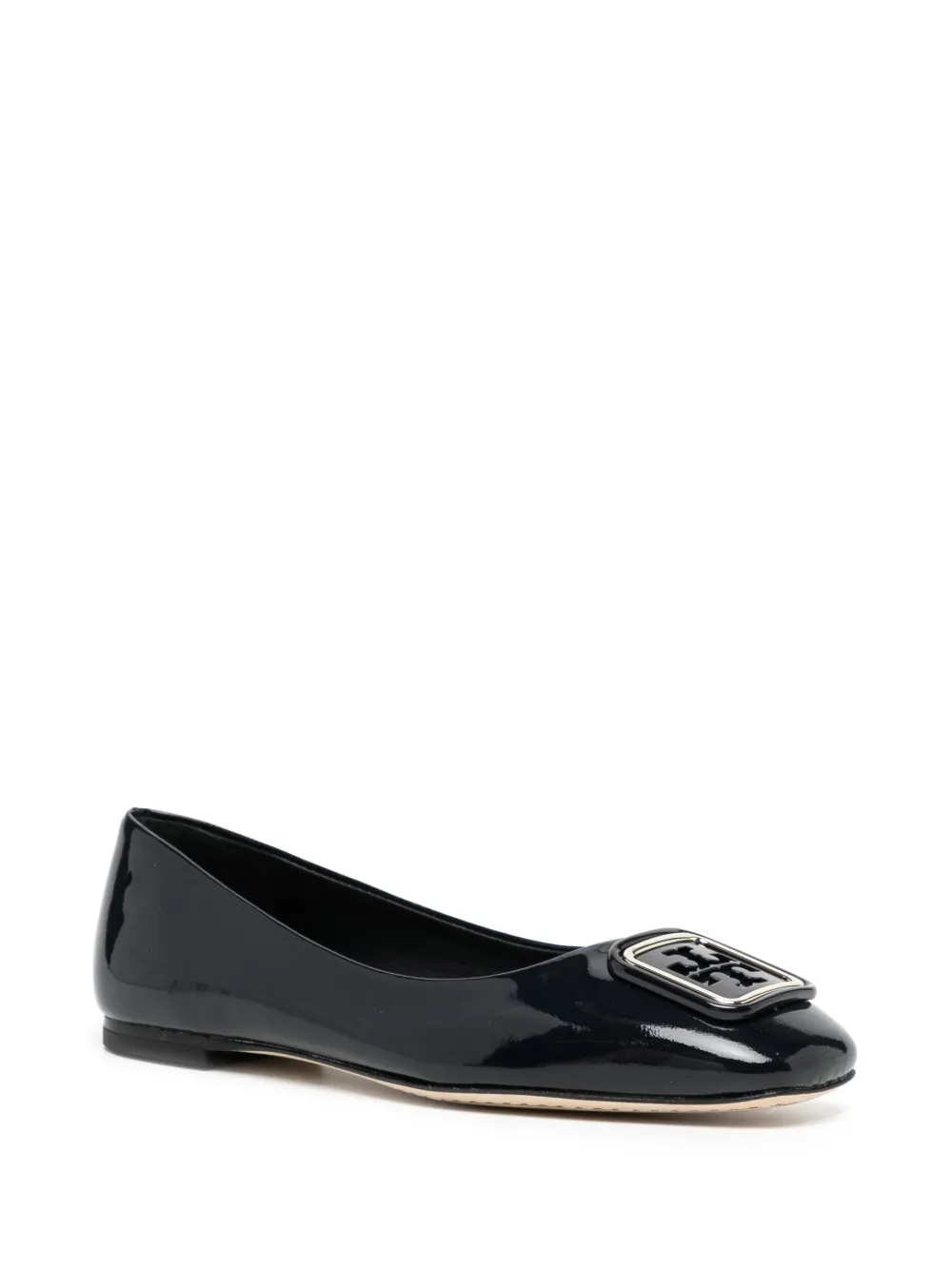Women Tory Burch Georgia Leather Ballerina Shoes - Image 2