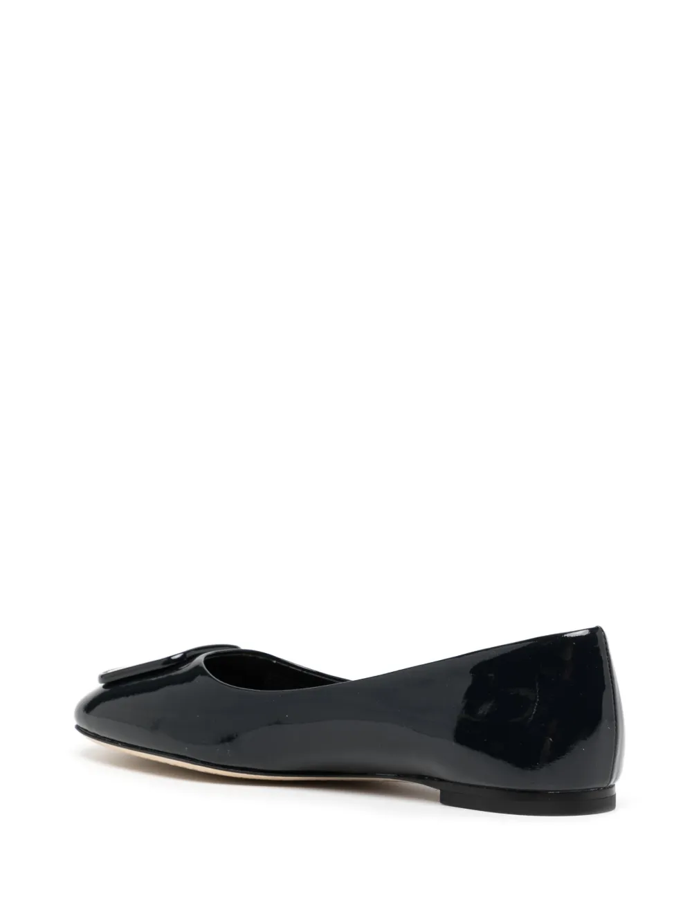 Women Tory Burch Georgia Leather Ballerina Shoes - Image 3