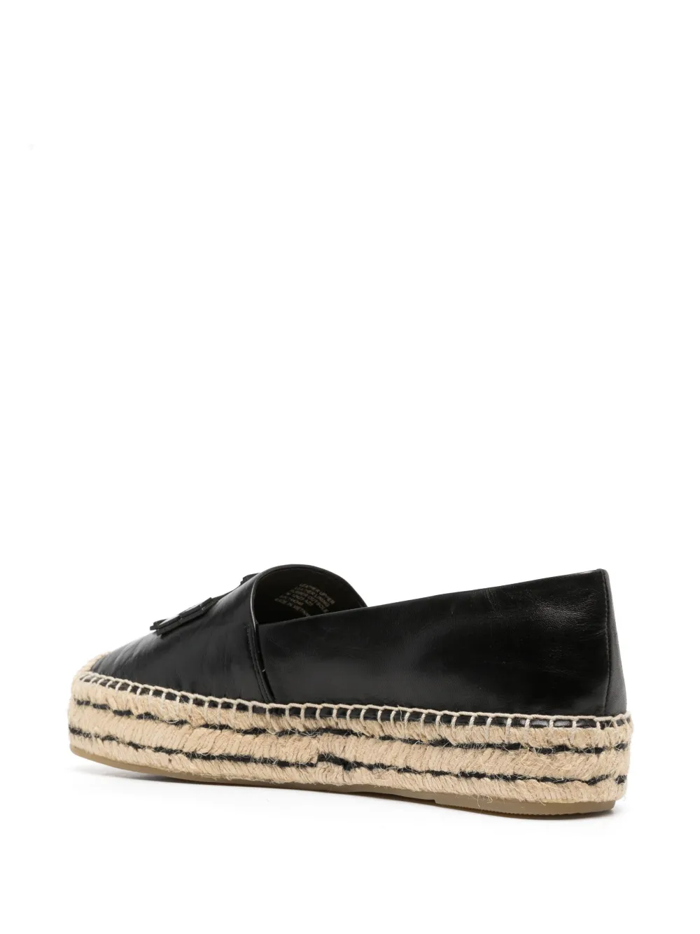 Women Tory Burch Logo-patch Leather Espadrilles - Image 3