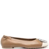 Women Tory Burch Claire Leather Ballerina Shoes