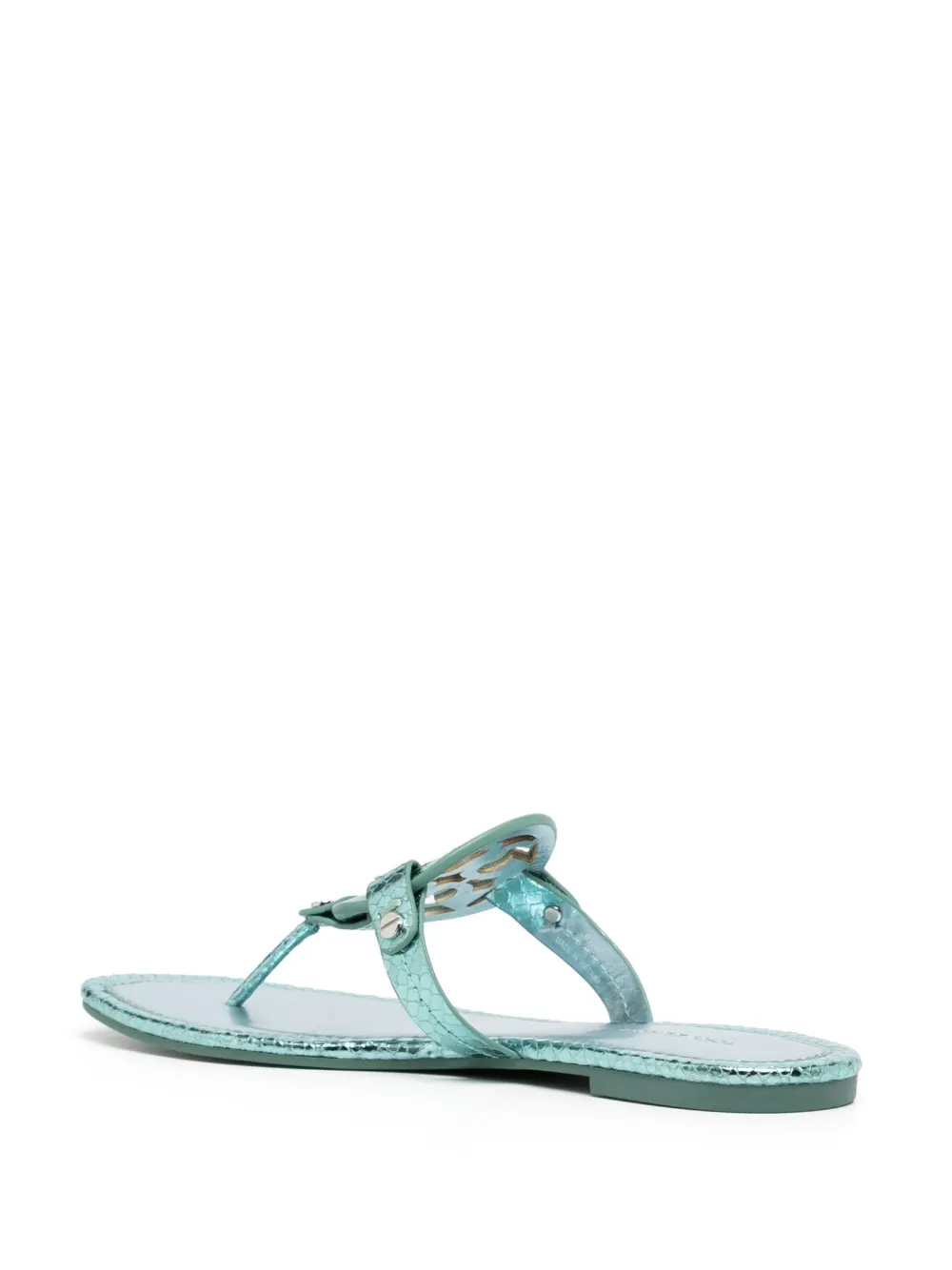 Women Tory Burch Miller Metallic T-bar Sandals - Image 3